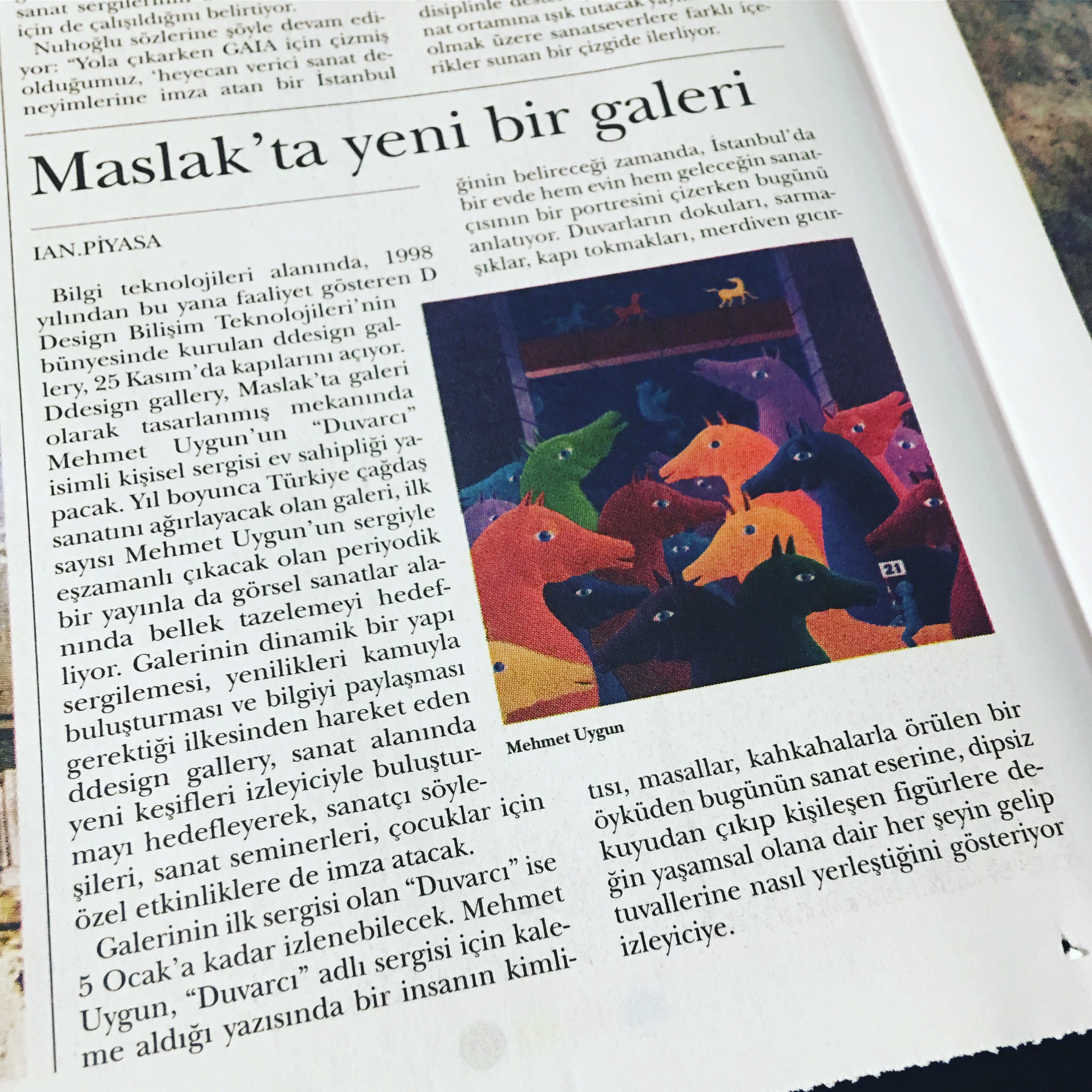 Malak'ta yeni bir galeri.